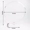 26 in Clear Round Acrylic FLORAL HOOP Standing Wreath Ring Centerpiece Party